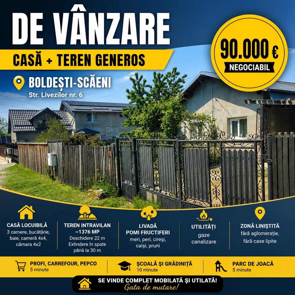 Casa de Vanzare – Boldesti, Prahova