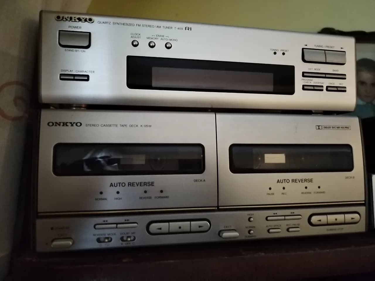 Dublu deck autorevers Onkyo K-05W – fotografia 4 din 8