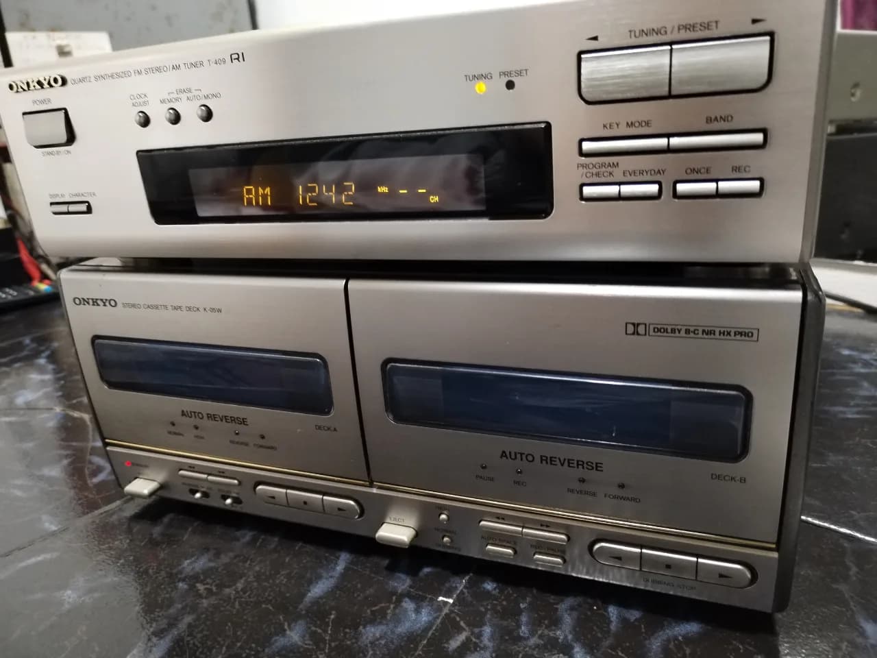 Dublu deck autorevers Onkyo K-05W
