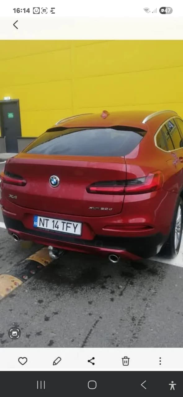 vând BMW x4 2020 mild hibrid diesel 48 500 km model deosebit, mașină  personală – Piatra-Neamt, Neamț