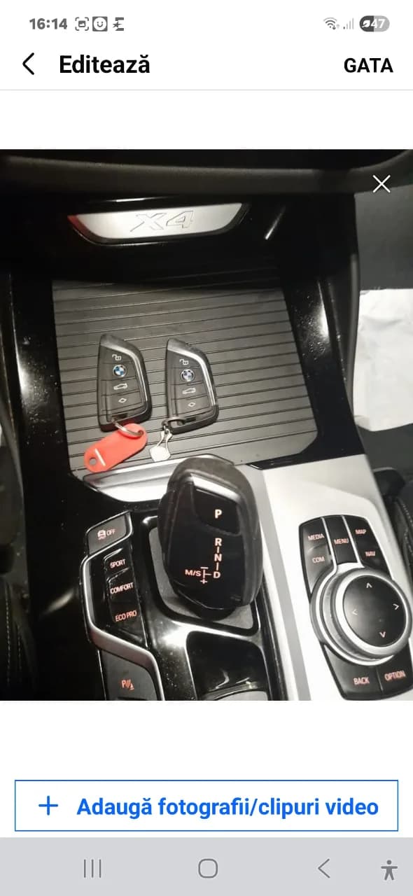 vând BMW x4 2020 mild hibrid diesel 48 500 km model deosebit, mașină  personală – fotografia 4 din 7
