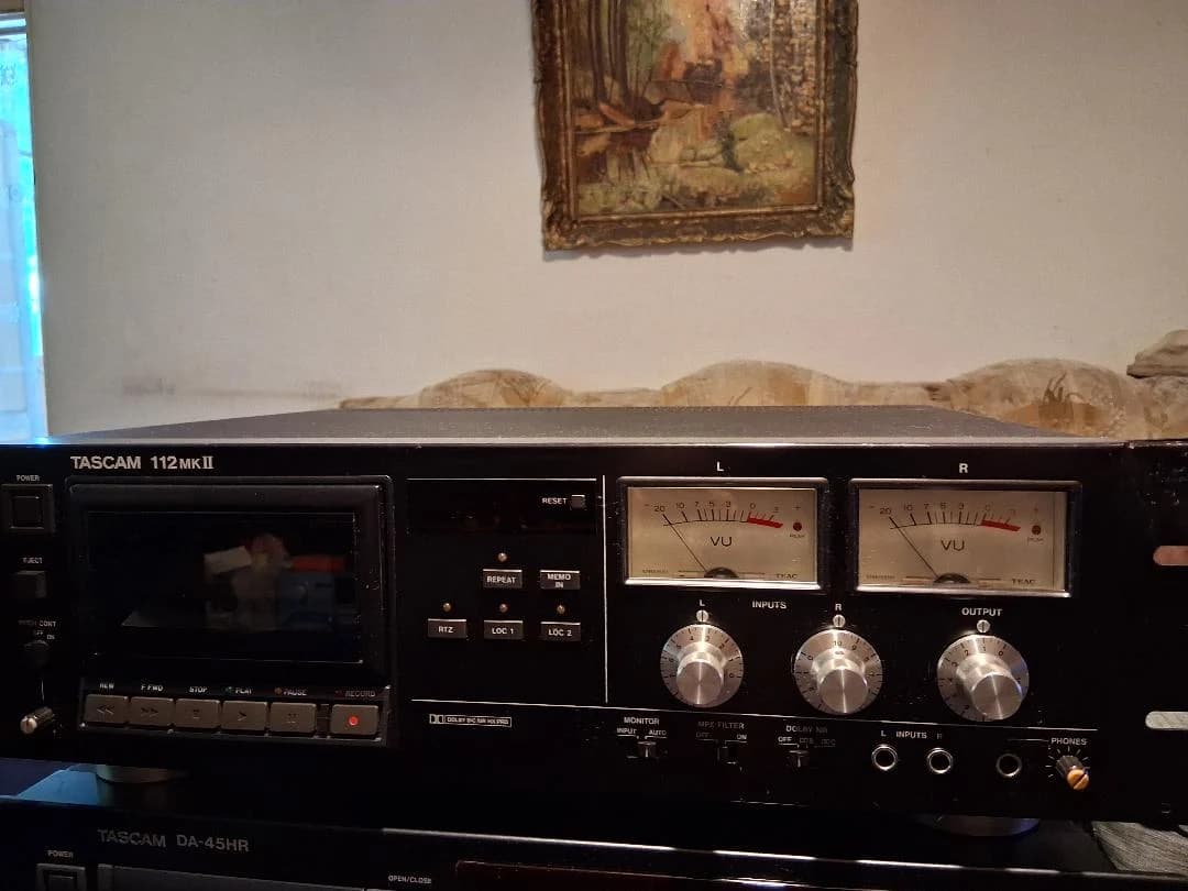Linie Studio TASCAM Professional: Casetofon Deck 112 MKII & DAT Recorder DA-45HR 24-Bit – fotografia 3 din 5