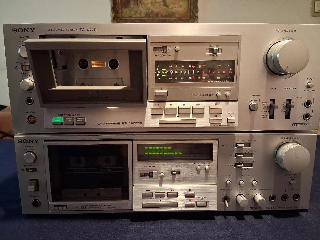 Deck SONY TC-K81 (3 Capete) și SONY TC-K77R ...perfecte – Oradea, Bihor – Sisteme Audio
