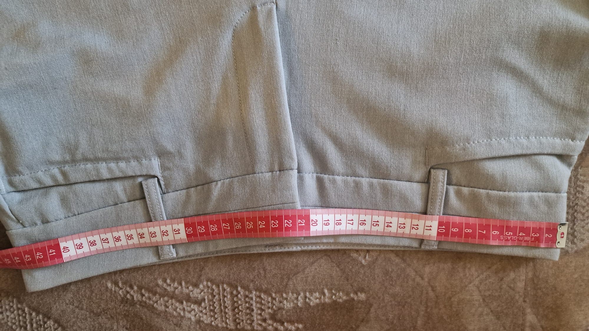 Nine West Jeans - pantaloni dama gri mărimea 12/30, fabricați în Iordania. – fotografia 3 din 5