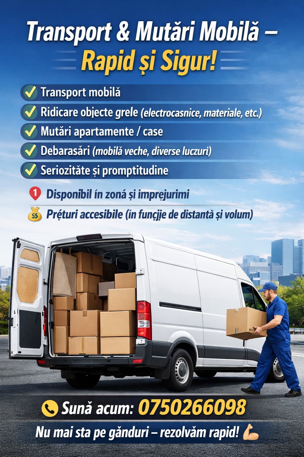 Servici de transport – Cluj-Napoca, Cluj – Servicii diverse