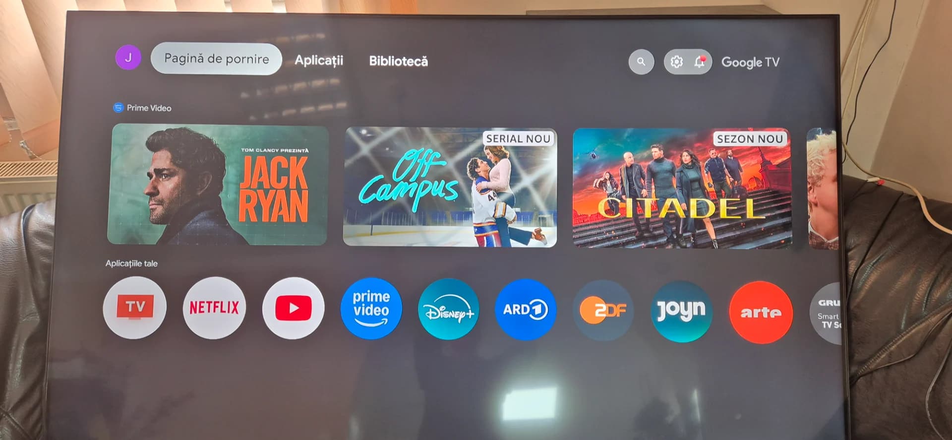 Grundig 75 Google TV 4K UHD Garantie 12 luni Factura cu TVA – fotografia 3 din 5