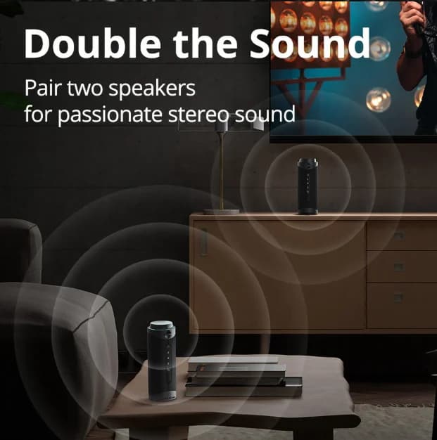Boxa Bluetooth Tronsmart, 30W, TWS, IPX7, Aplicatie, Egalizator - NOU – fotografia 4 din 8