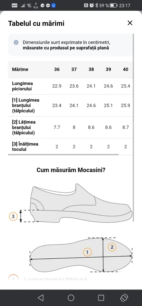 mocasini noi maro – fotografia 3 din 3