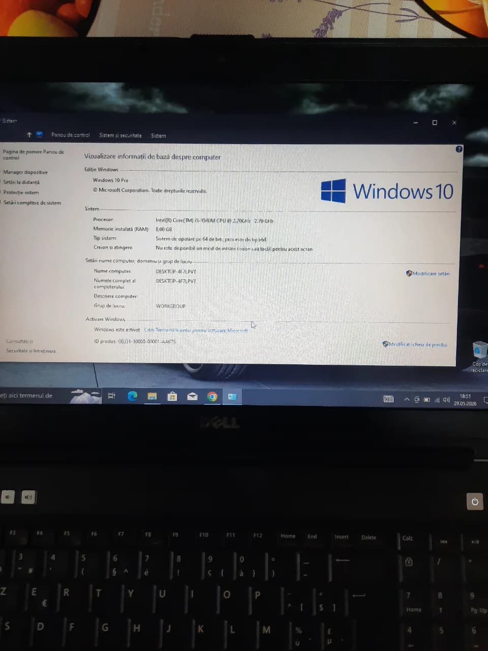 Dell cu display de 15,6 inchi Rami 8 GB DDR3 – fotografia 5 din 7