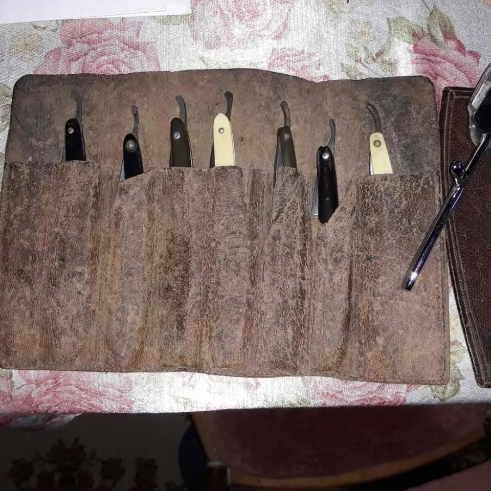 Lot elita truse barbier,colectionari, Premium Solingen & Sheffield,anii 1880-1950 – Oradea, Bihor – Amanet & consignație