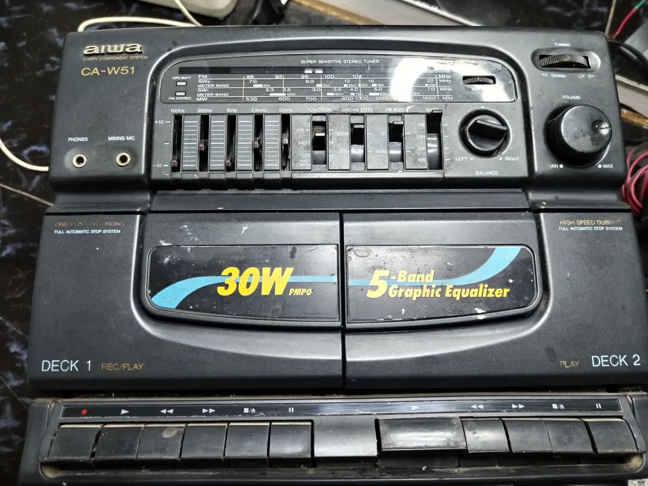 Combina audio Aiwa stereo – fotografia 8 din 8