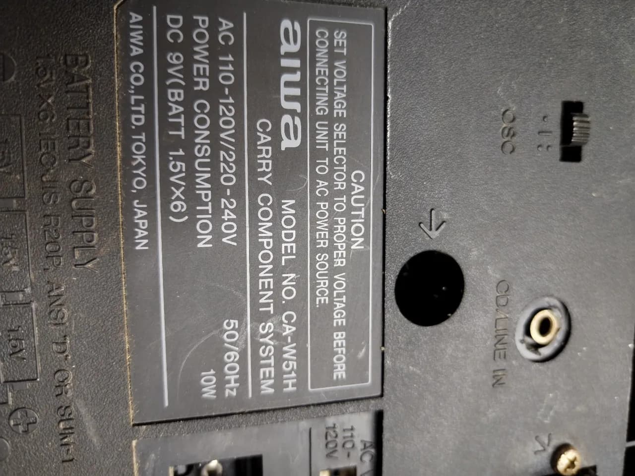 Combina audio Aiwa stereo – fotografia 4 din 8