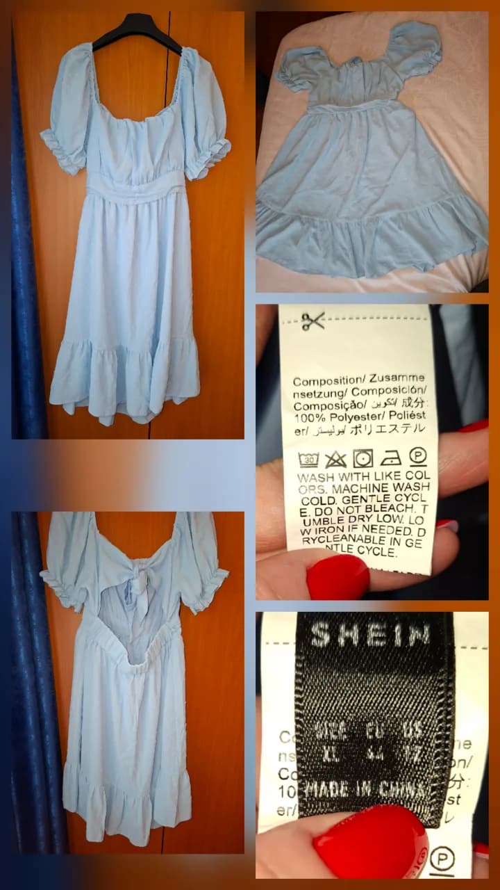 Rochiță de vară foarte feminină, perfectă pentru zile călduroase, vacanță sau ieșiri casual , folosit ocazional in vacan