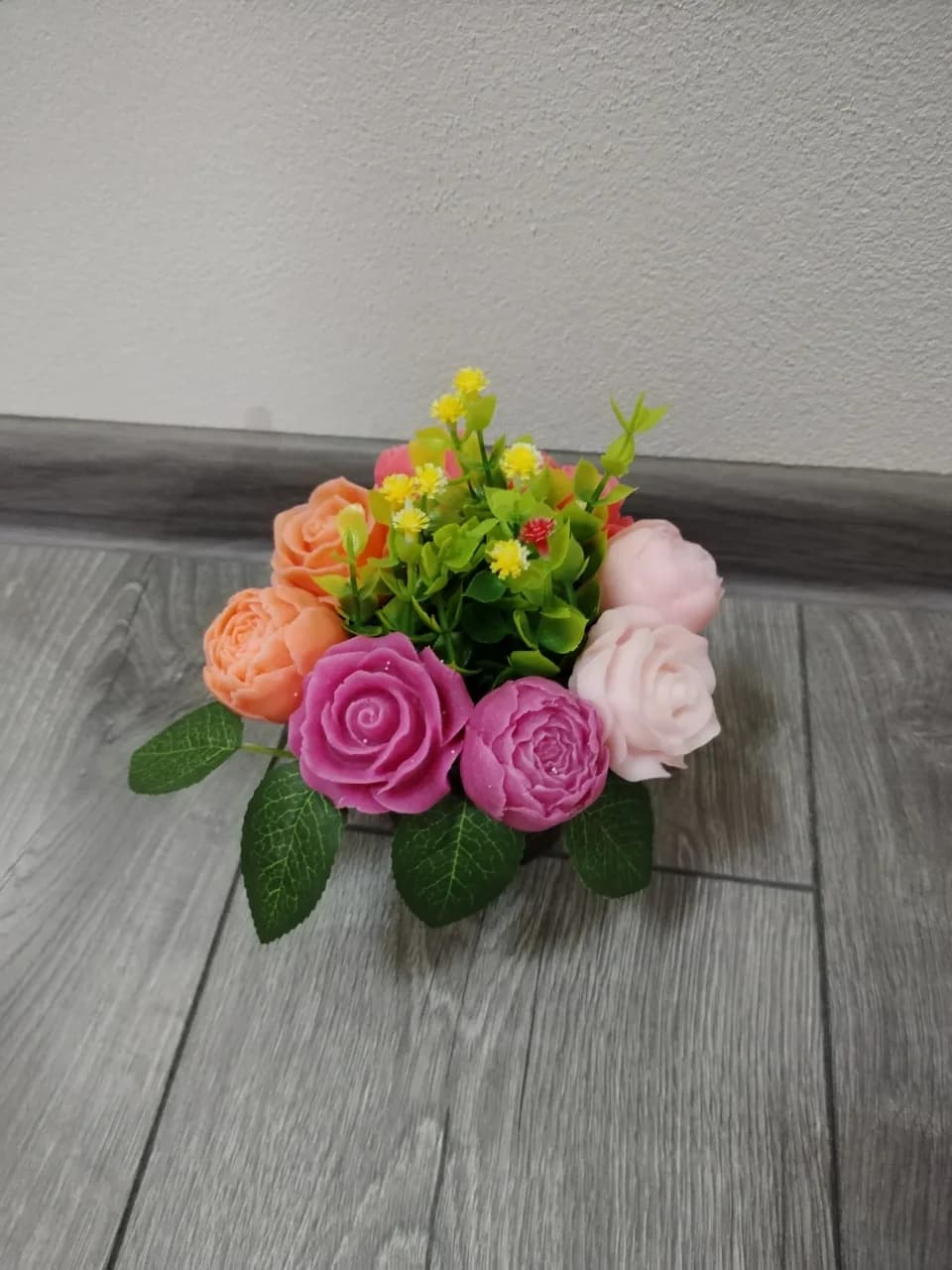 aranjament floral parfumat din baza de săpun – fotografia 2 din 2