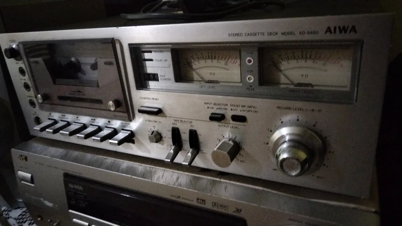 Casetofon deck Aiwa model D-6400 – fotografia 8 din 8