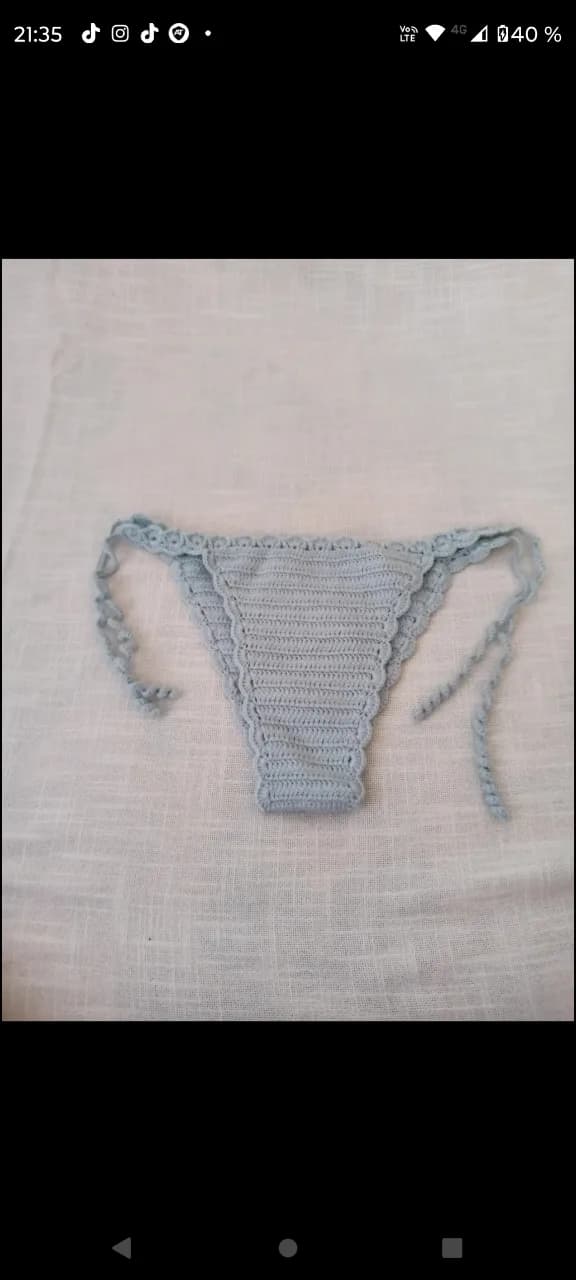 Costum de baie croșetat – fotografia 4 din 5