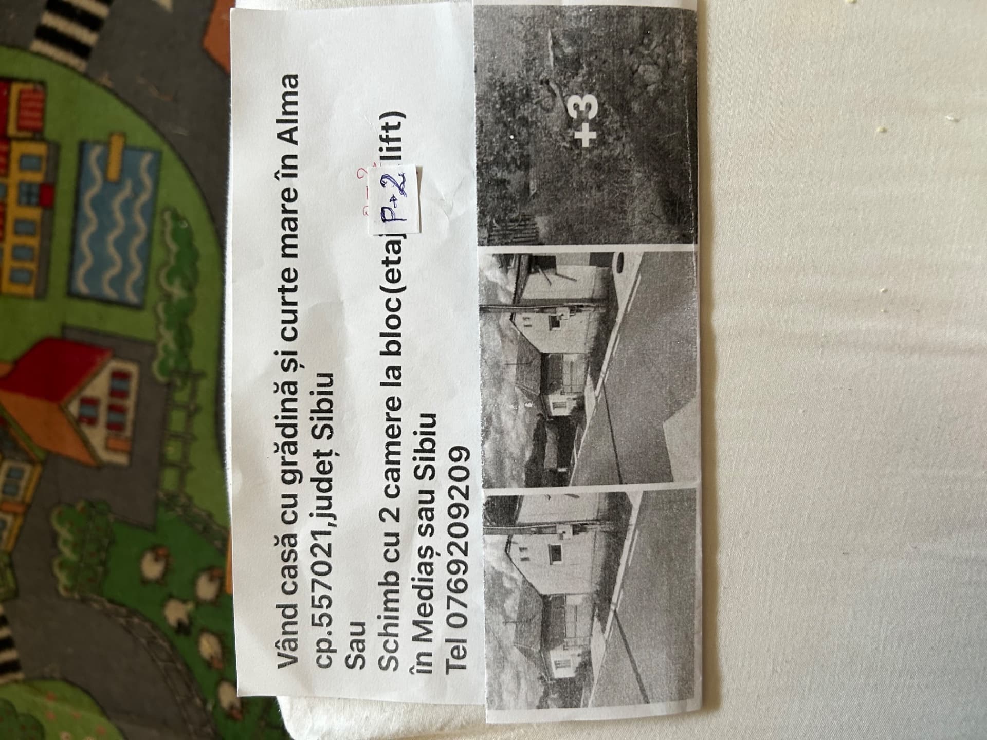 Scimb gospodărie în Alma. cu 2 camere la bloc – Alma, Sibiu – Case de vânzare