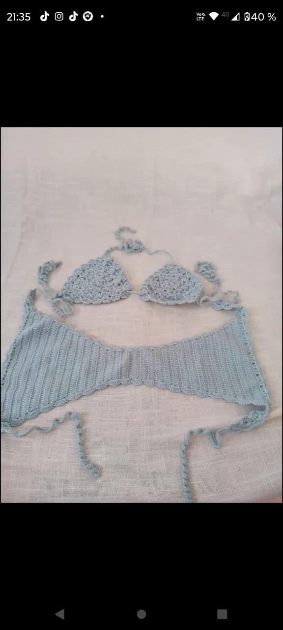 Costum de baie croșetat – fotografia 2 din 5