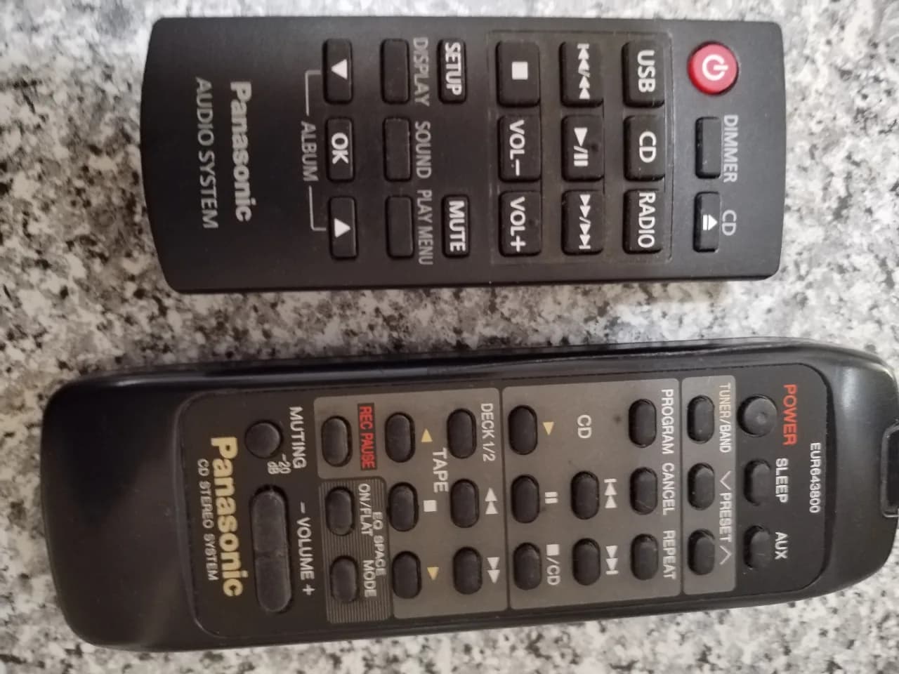 telecomanda sistem audio Panasonic și Sony – fotografia 7 din 8