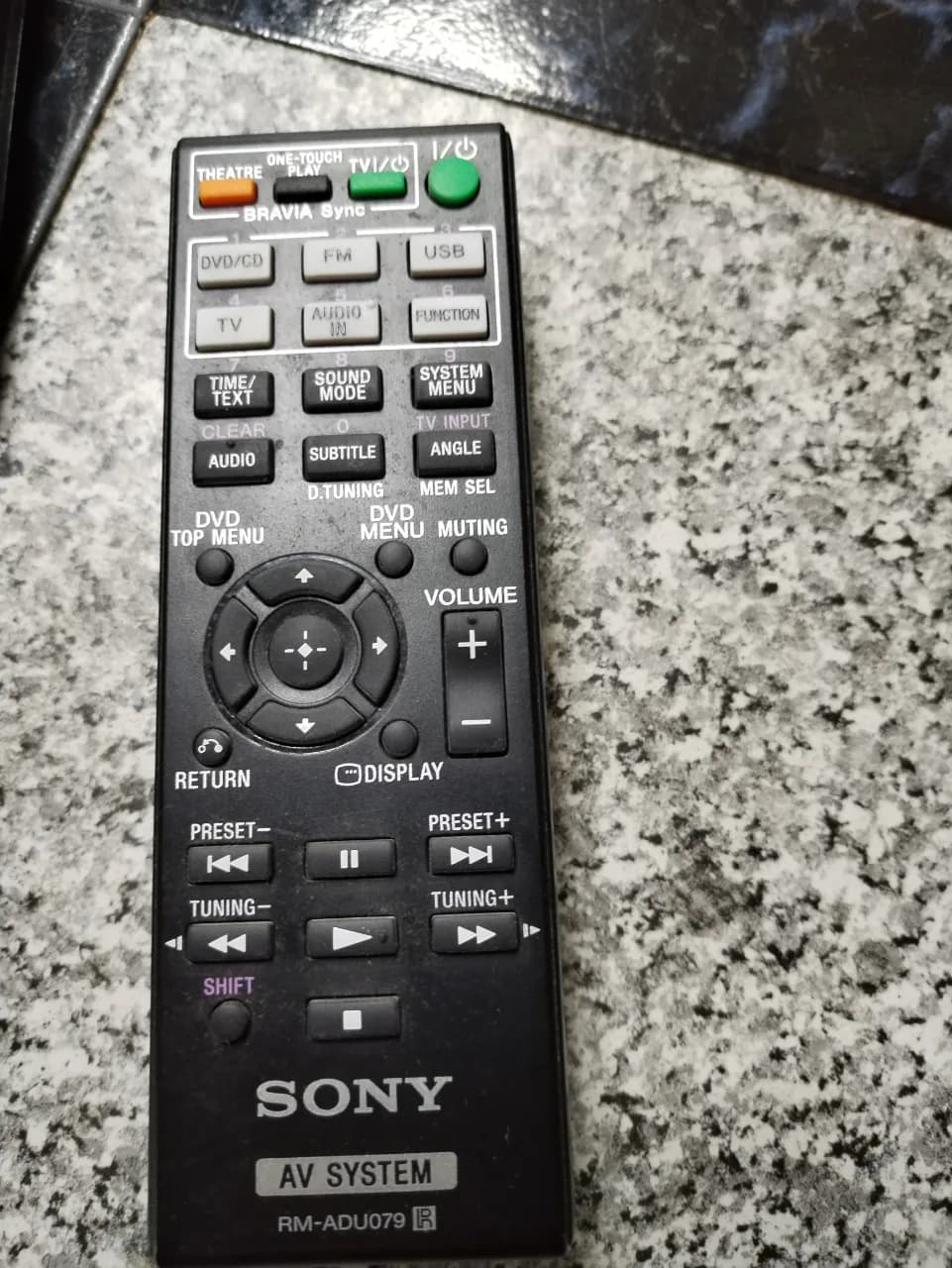 telecomanda sistem audio Panasonic și Sony – fotografia 2 din 8