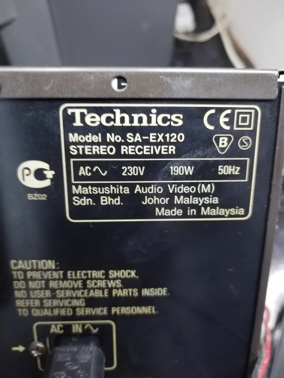 Amplituner Technics Sa-ex120 stereo – fotografia 3 din 8