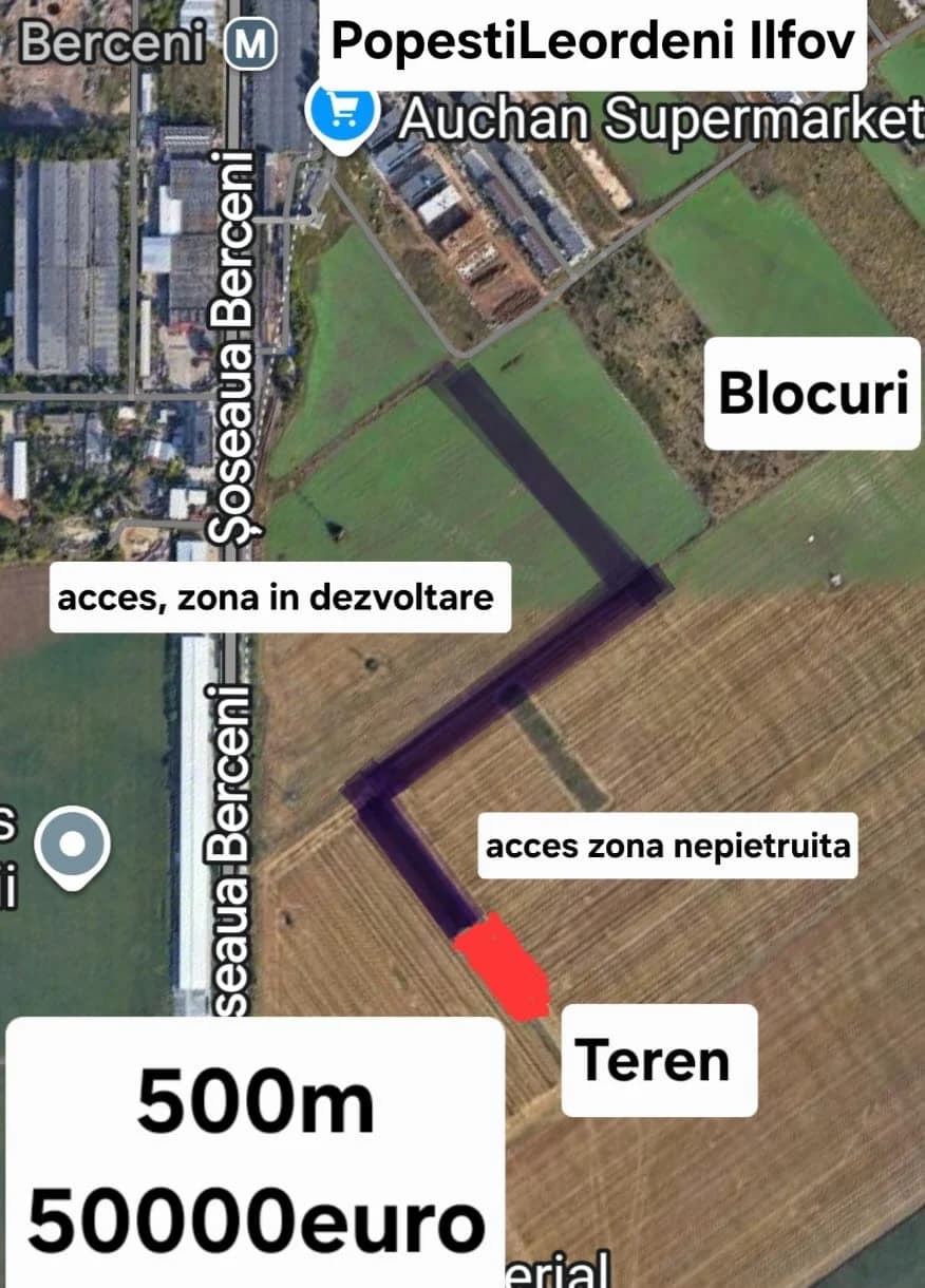 Teren Popesti Leordeni – Popesti-Leordeni, Ilfov – Terenuri