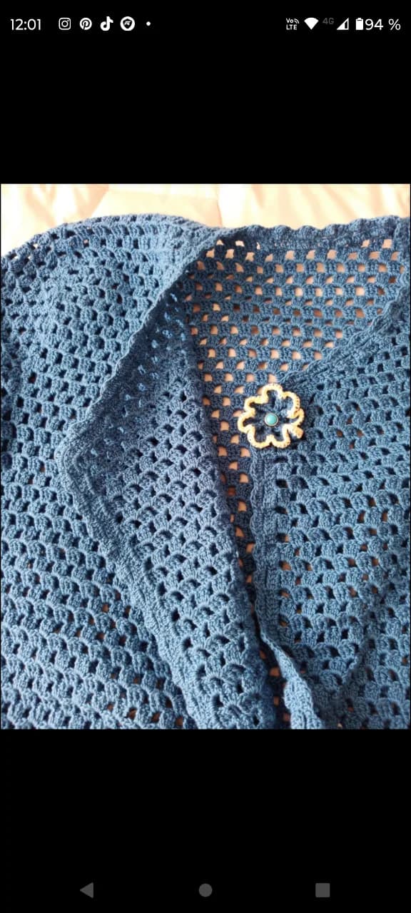 Cardigan croșetat – fotografia 6 din 7
