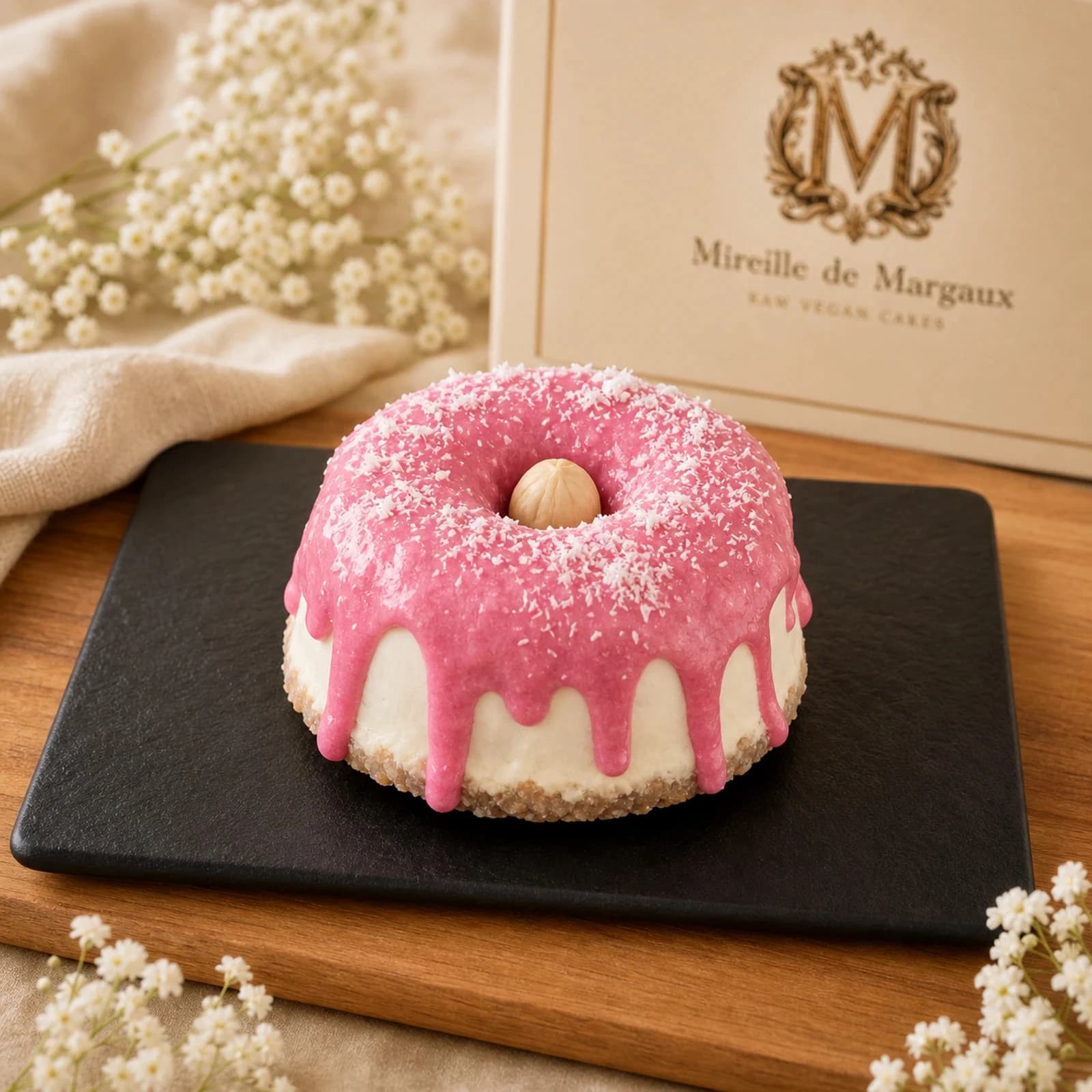 Bundt Artizanal Raw Vegan Golden Tropicale – fotografia 4 din 4