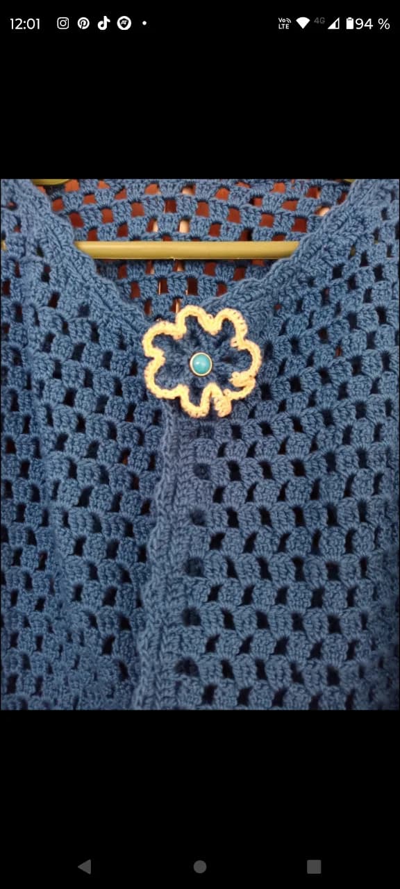 Cardigan croșetat – fotografia 5 din 7