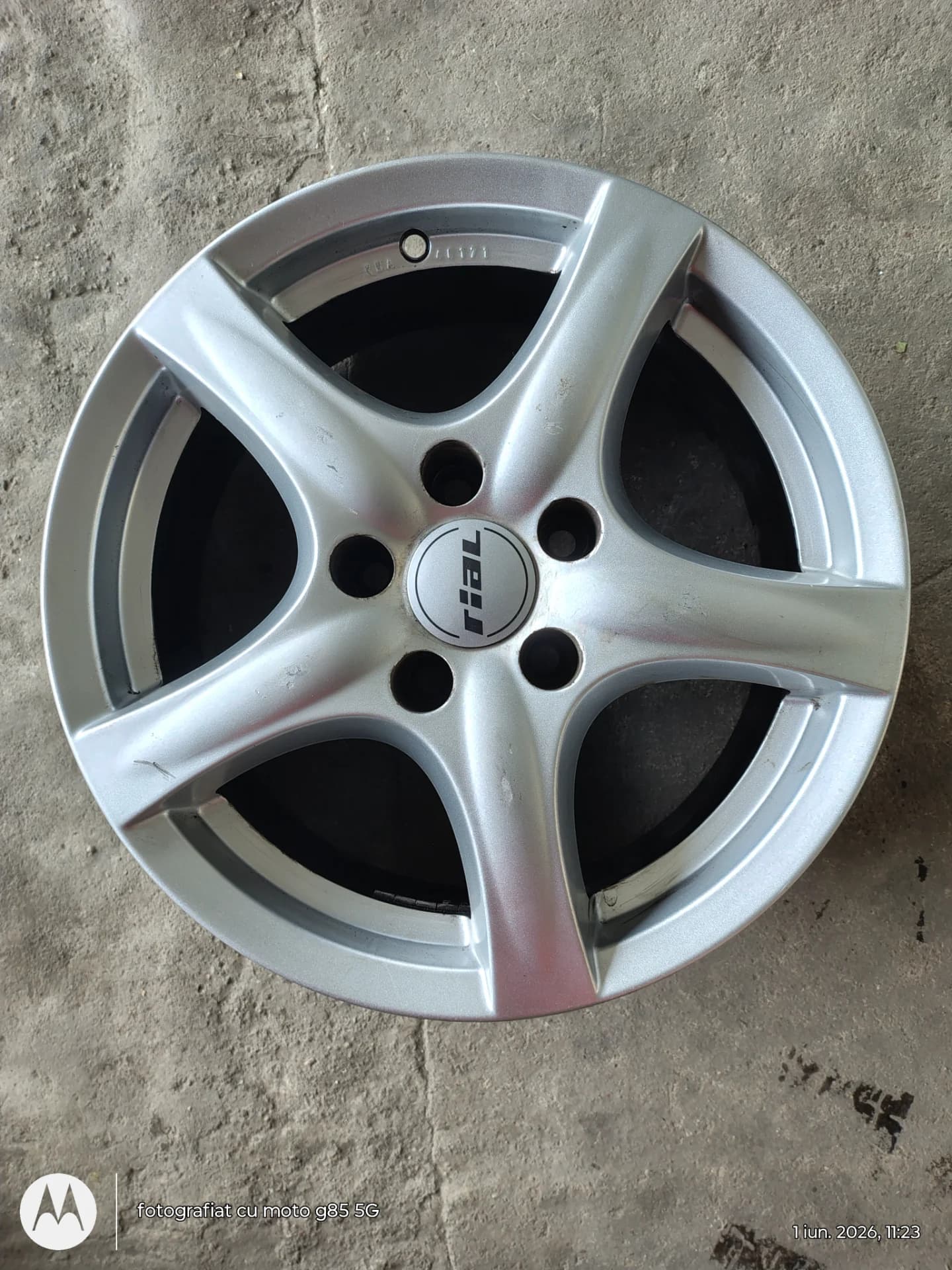 Jante aliaj 16 zoll marca Rial, gama Vw Golf 5 / 6 / 7, Seat, Skoda, Mercedes, etc. – fotografia 3 din 4