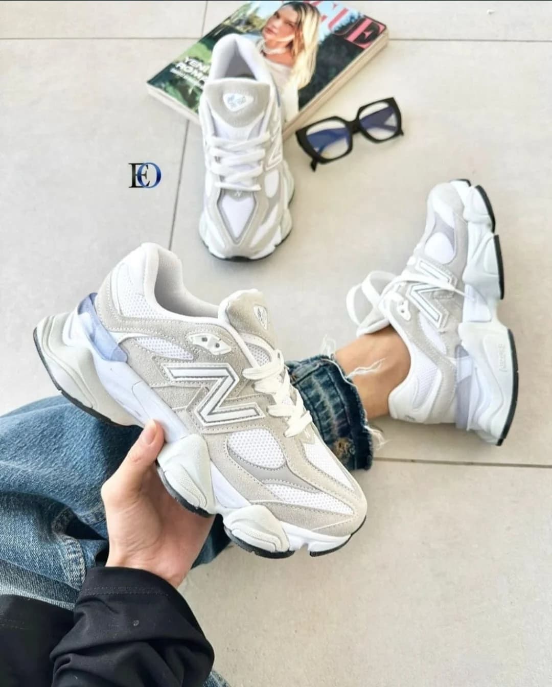 New Balance 9060 WHITE – fotografia 3 din 3