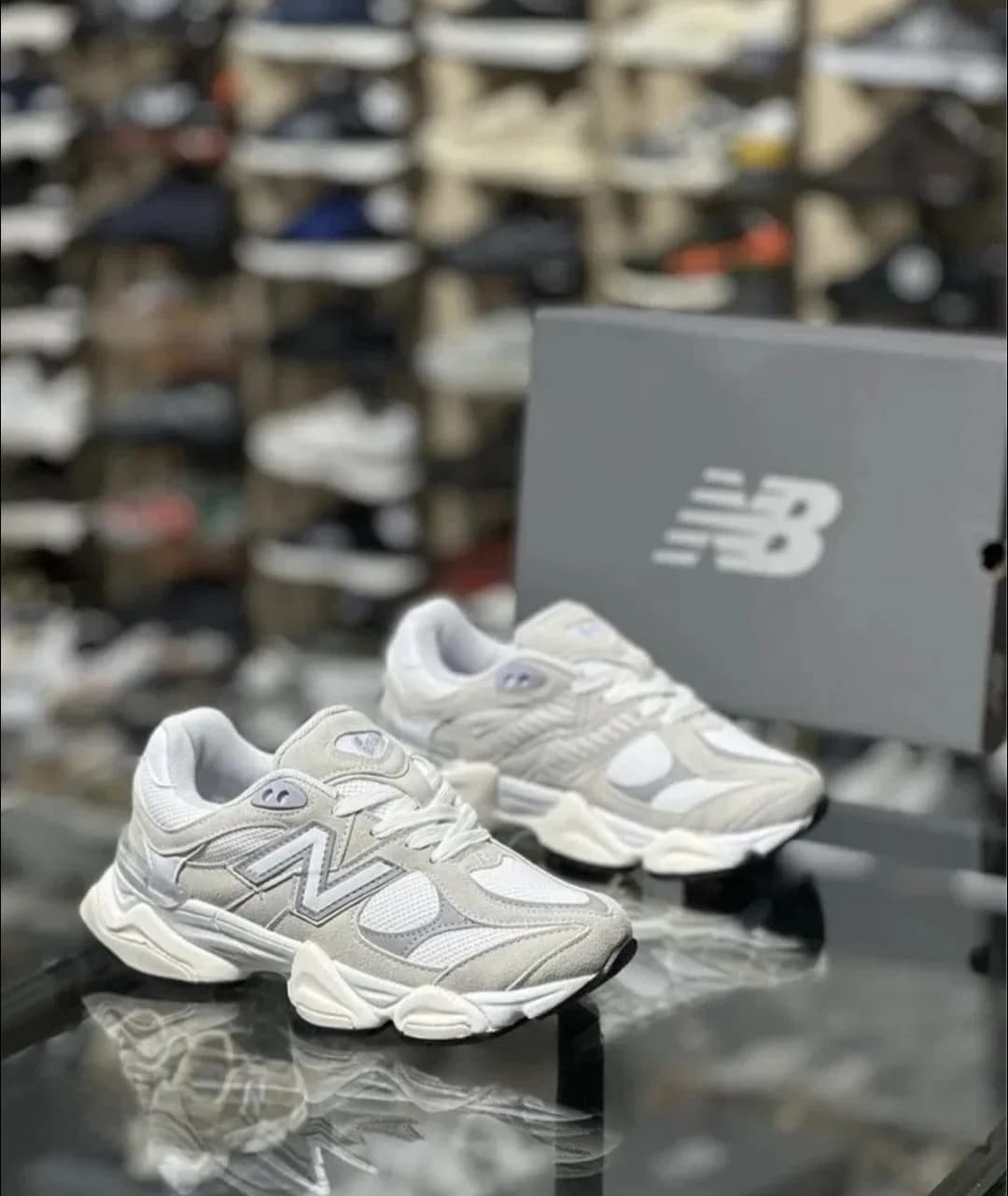 New Balance 9060 WHITE – fotografia 2 din 3