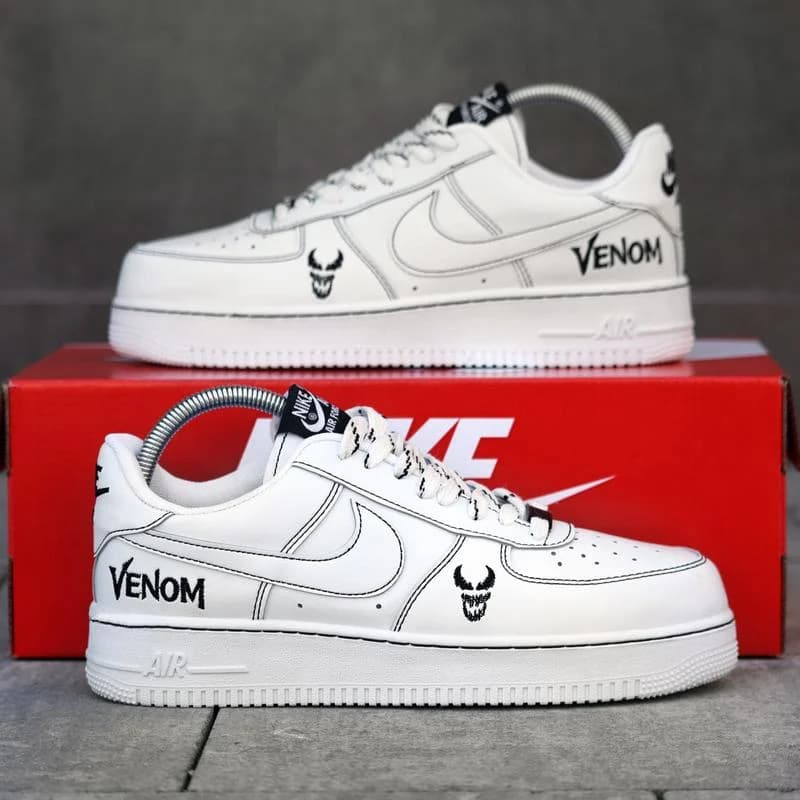NIKE AF1 LOW WMNS WHITE/BLACK – fotografia 2 din 6