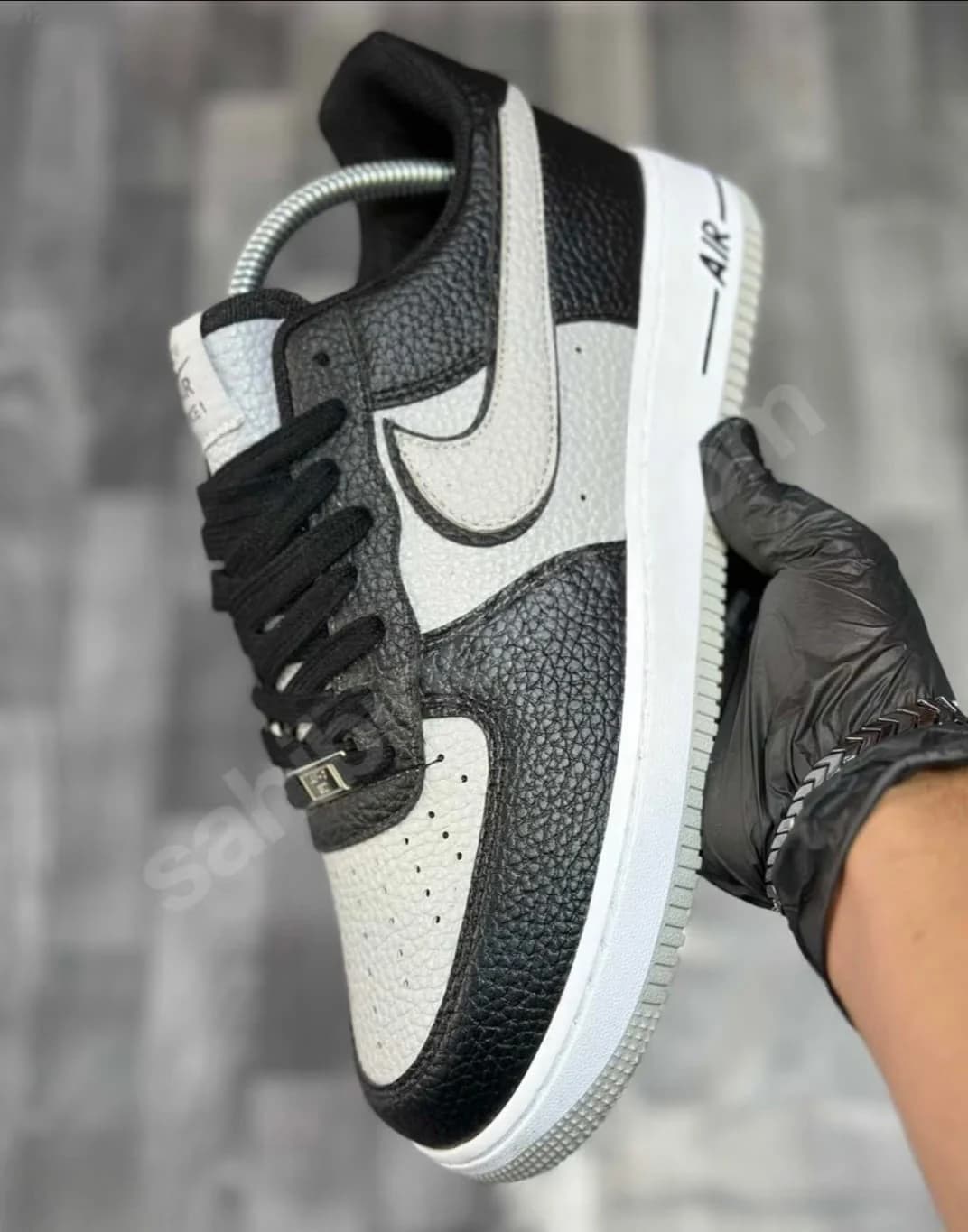 NIKE AIR FORCE 1 LOW BLACK & GRAY – fotografia 3 din 6
