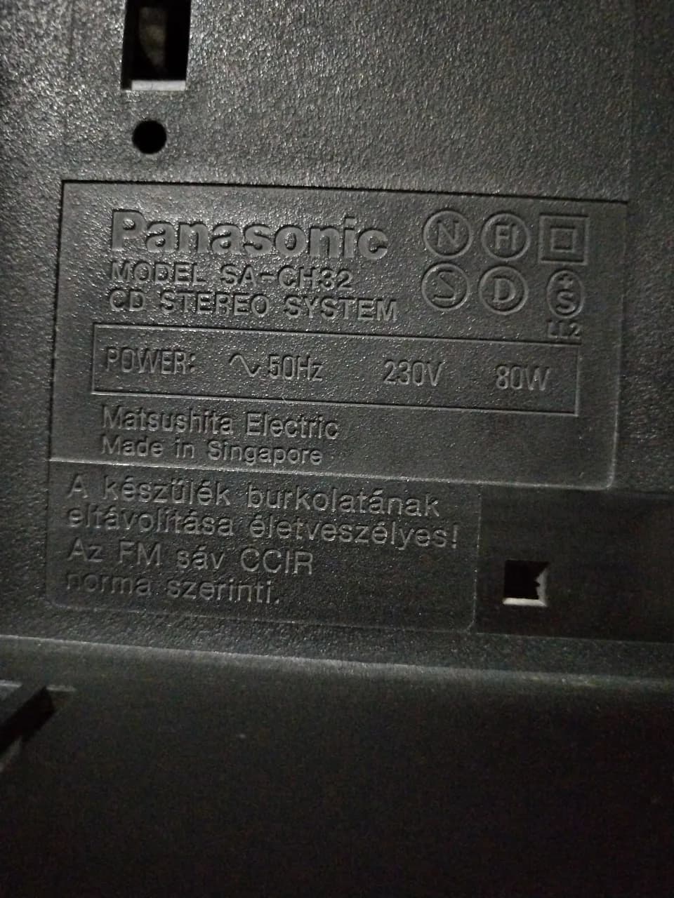 Combina audio Panasonic SA-CH32 – fotografia 6 din 8