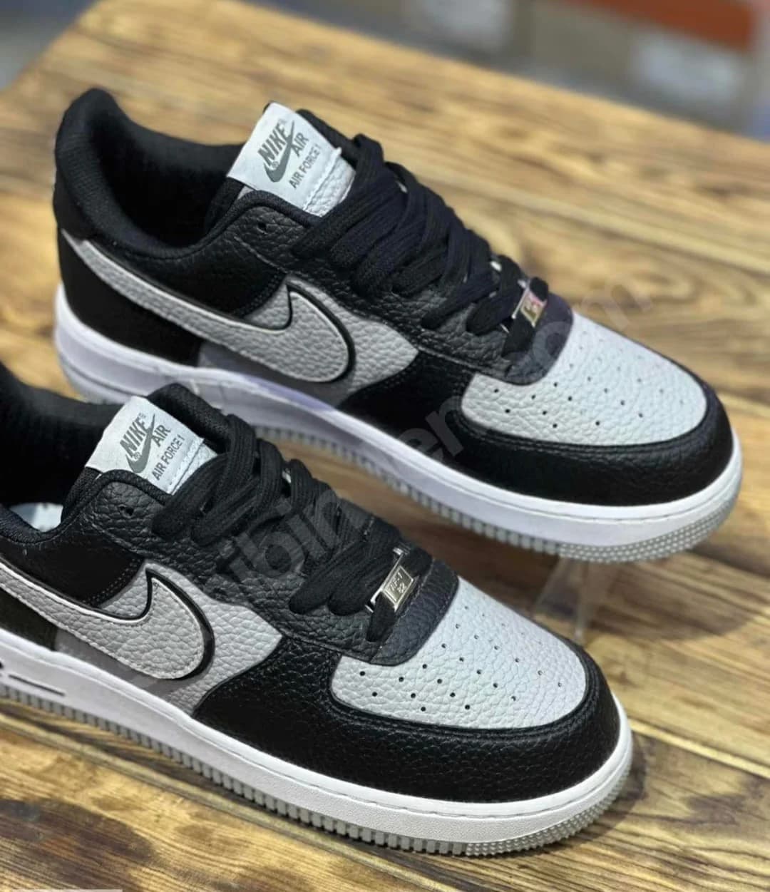NIKE AIR FORCE 1 LOW BLACK & GRAY – fotografia 6 din 6