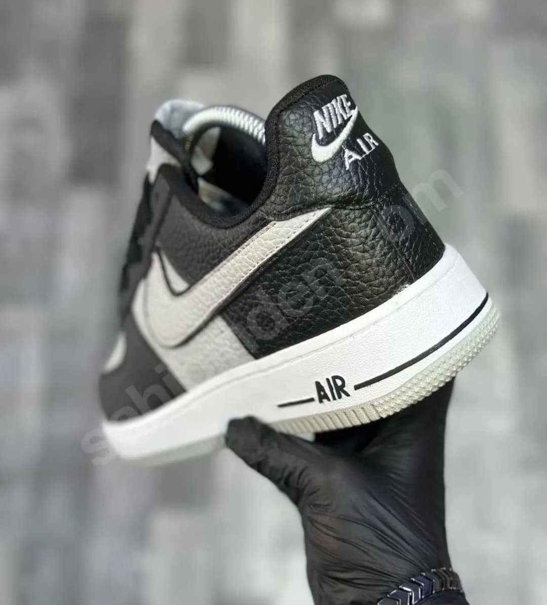 NIKE AIR FORCE 1 LOW BLACK & GRAY – fotografia 2 din 6