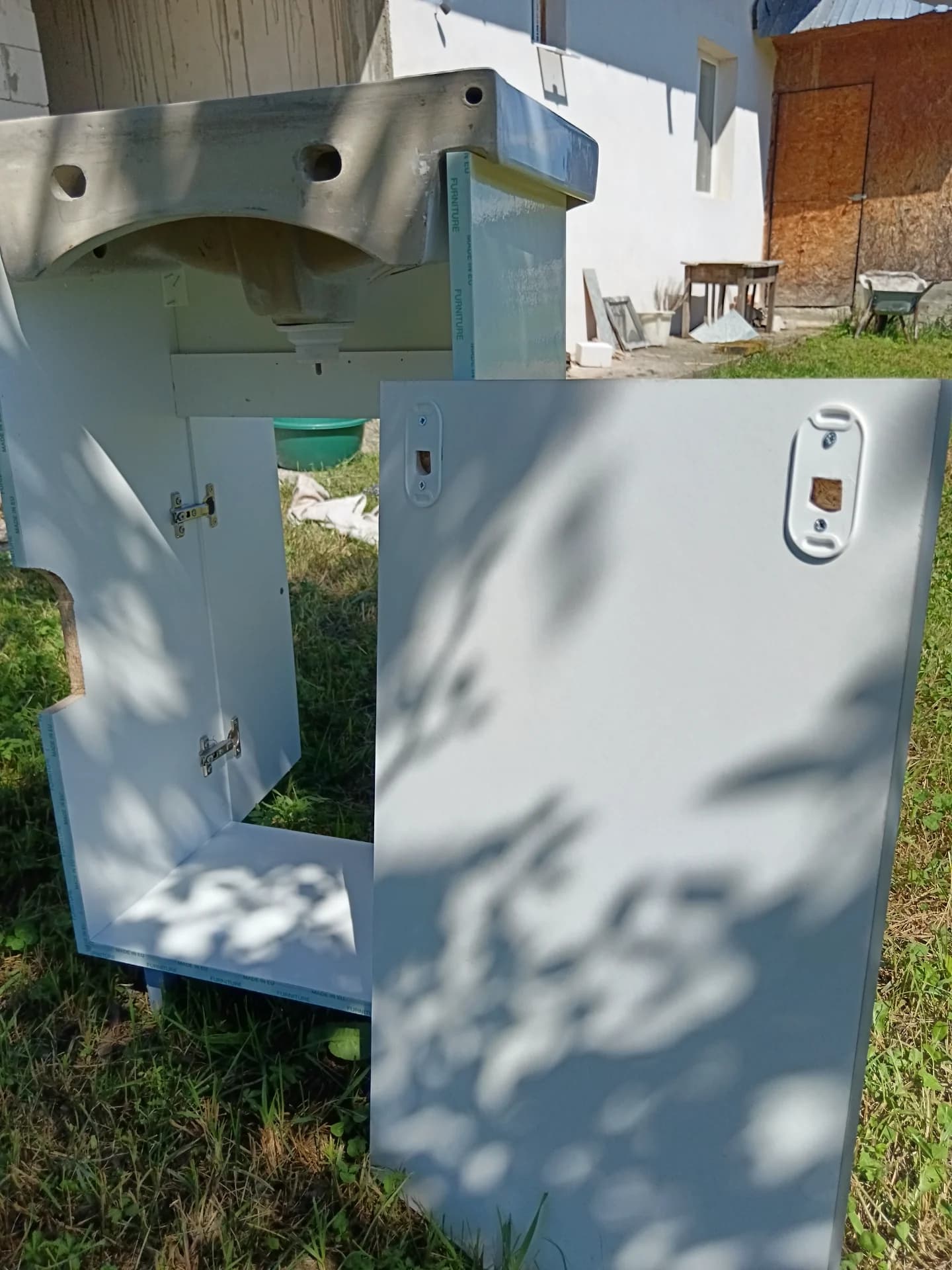 Mască cu lavoar și oglindă pentru baie – fotografia 3 din 8