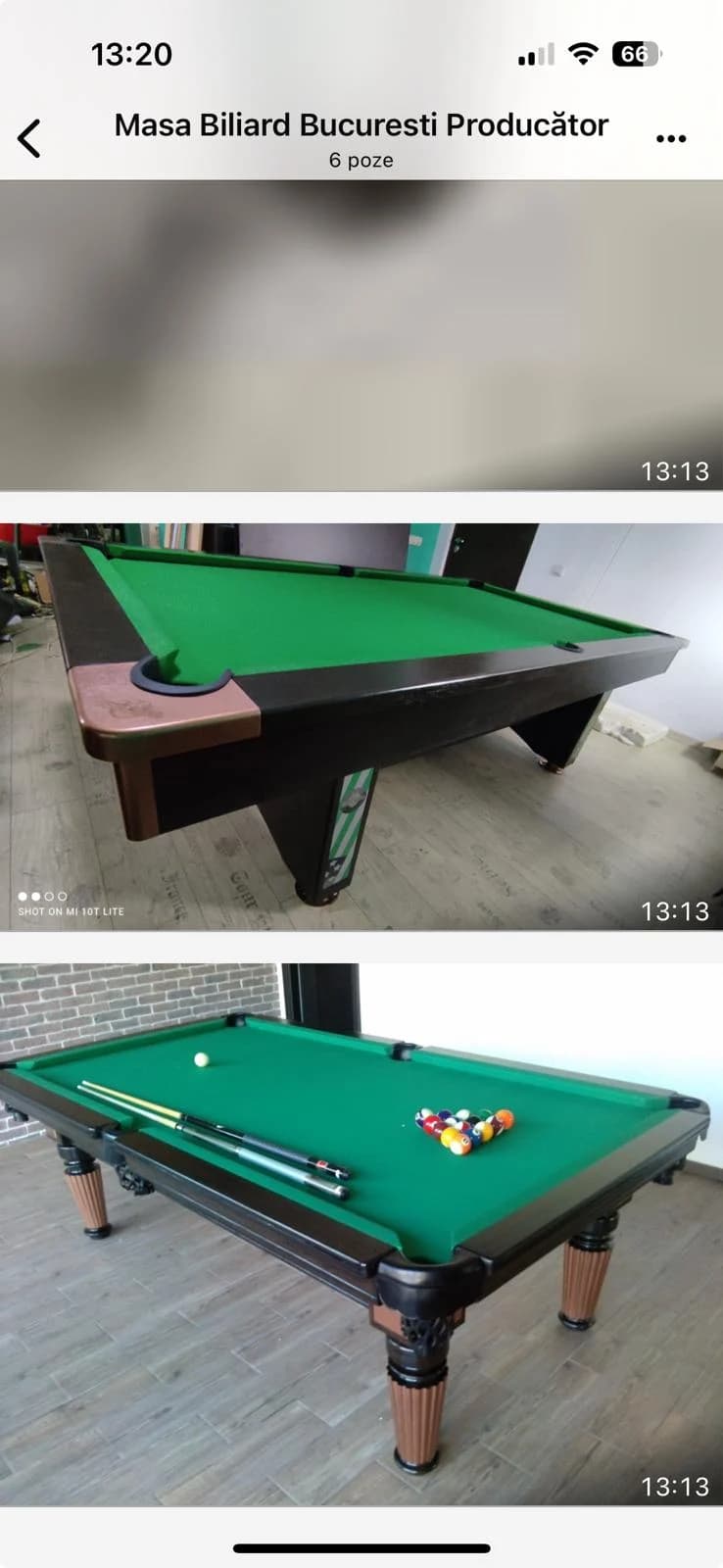 Masa de biliard Casino – fotografia 4 din 4
