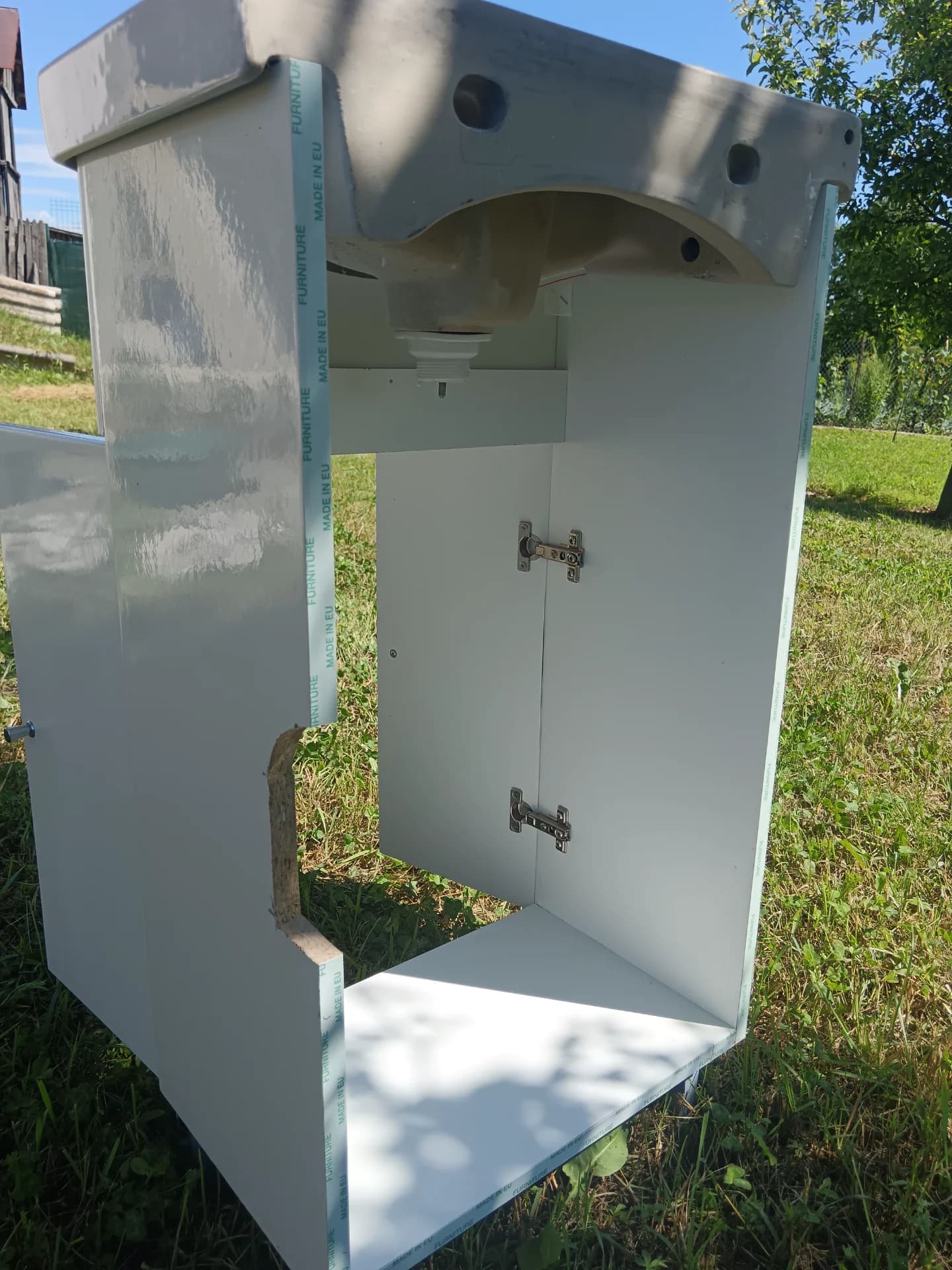 Mască cu lavoar și oglindă pentru baie – fotografia 5 din 8