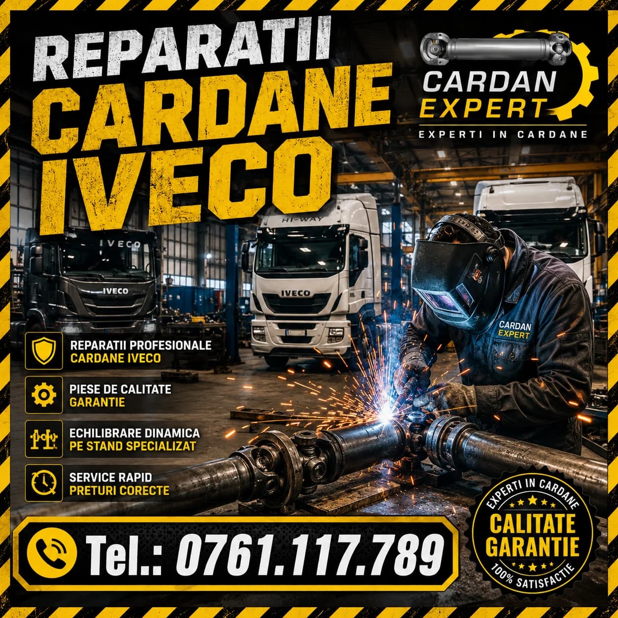 Reparatie cardan Iveco Daily