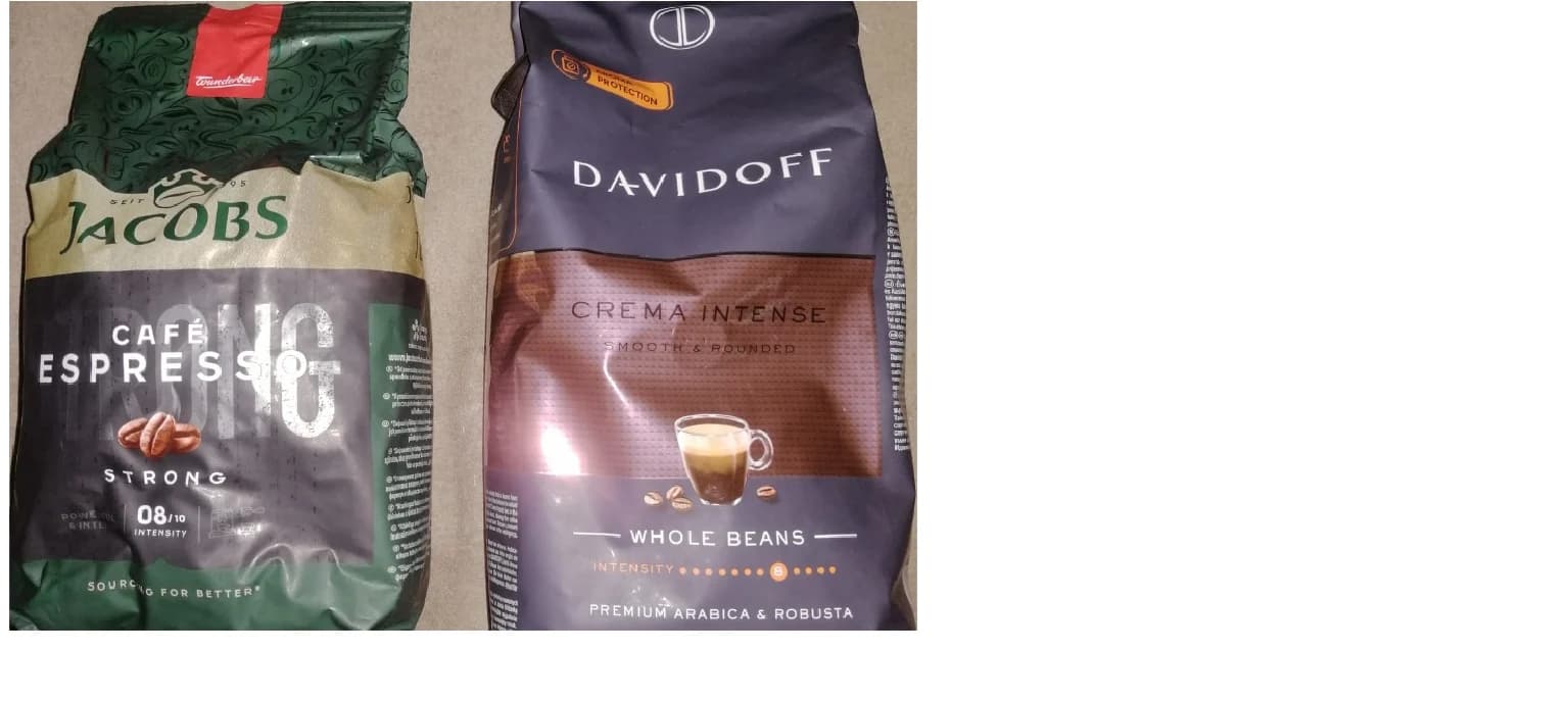 Cafea boabe Davidoff si Jakobs = 1 kg = sigilate = Bucuresti.