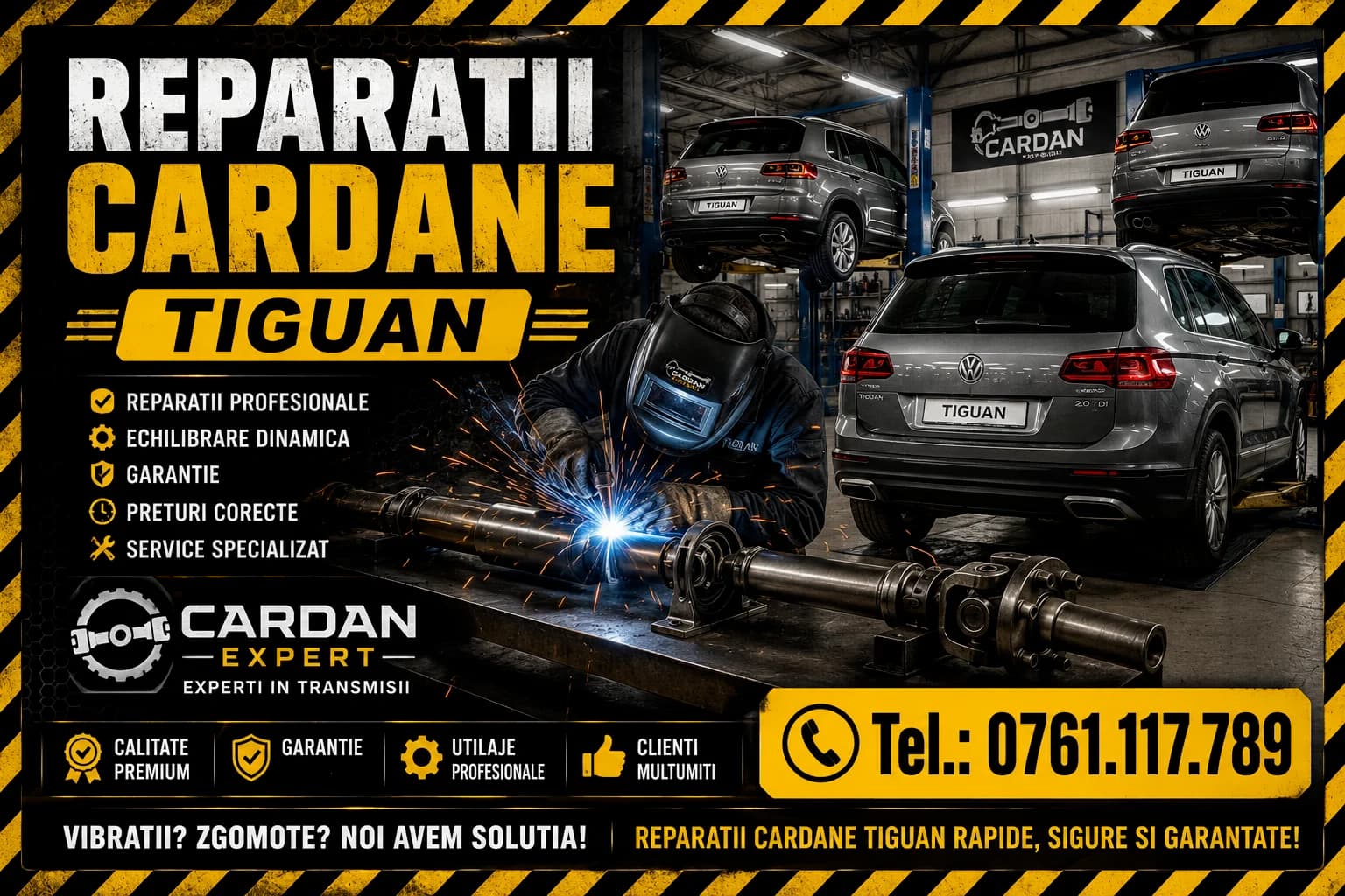 Reparatie cardan Tiguan