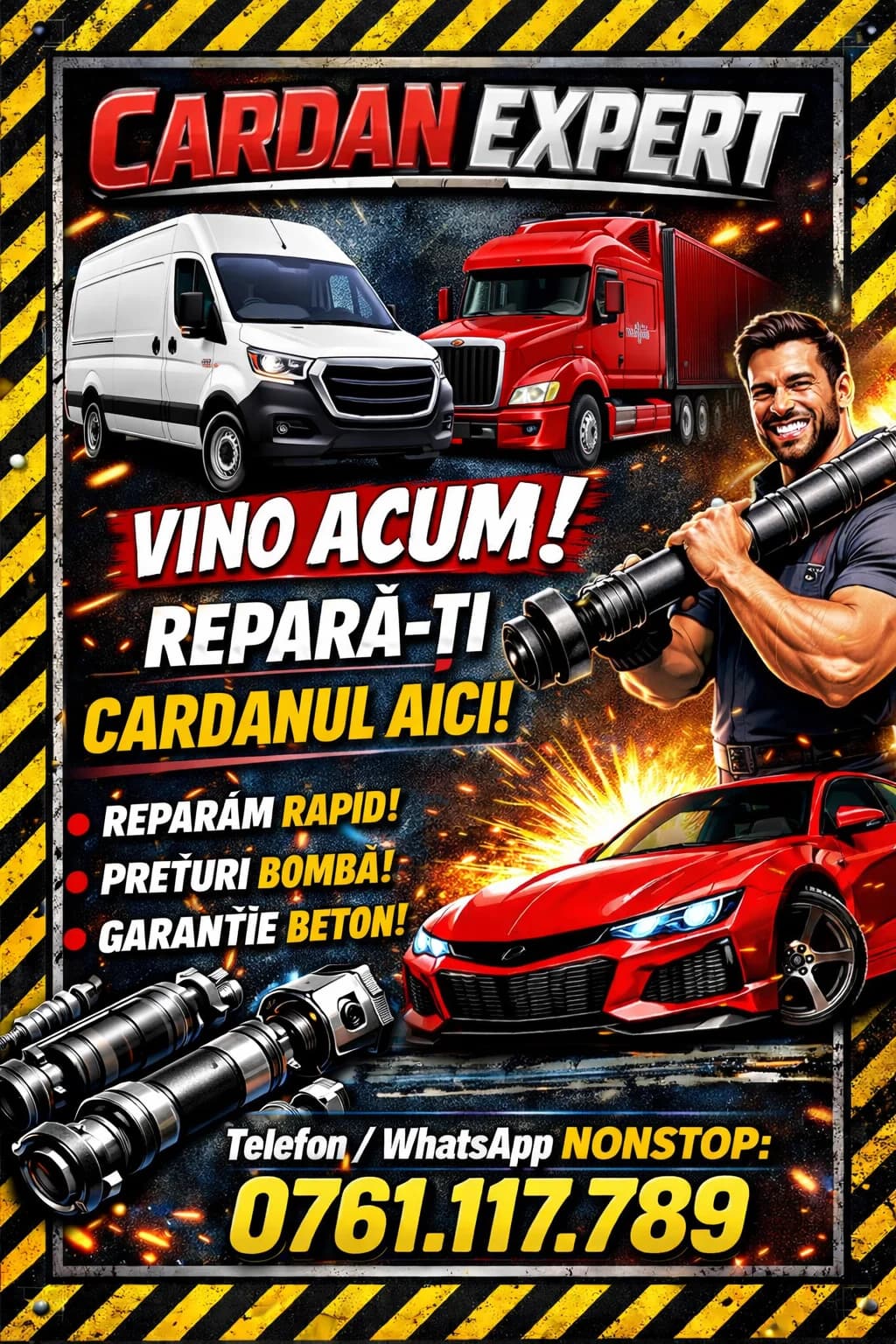 Reparatii cardane | Echilibrari cardane | Vanzari cardane – Sector 3, București