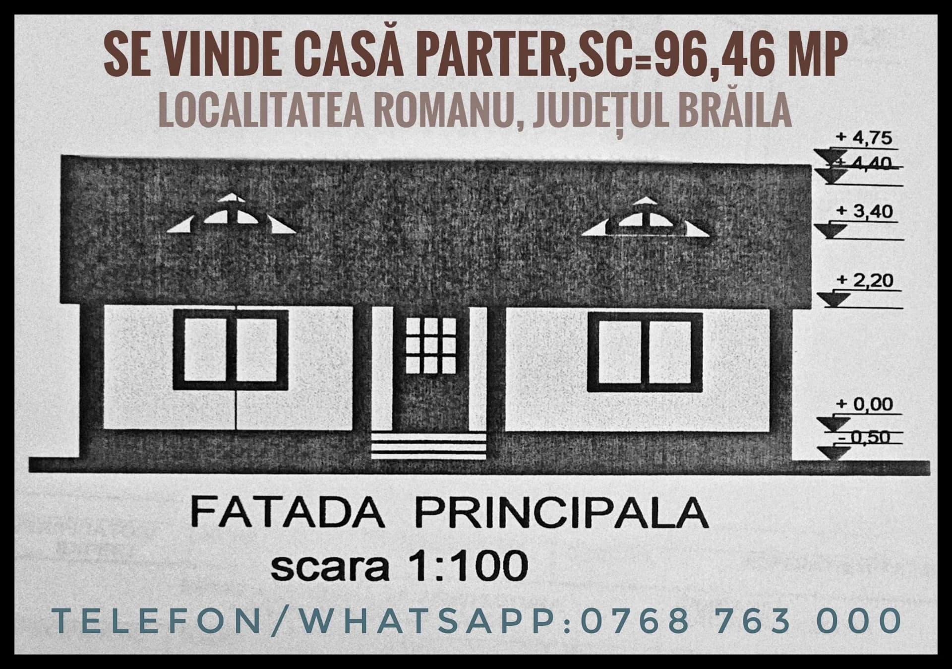 Casă si teren de vânzare la Romanu, Brăila – fotografia 5 din 8