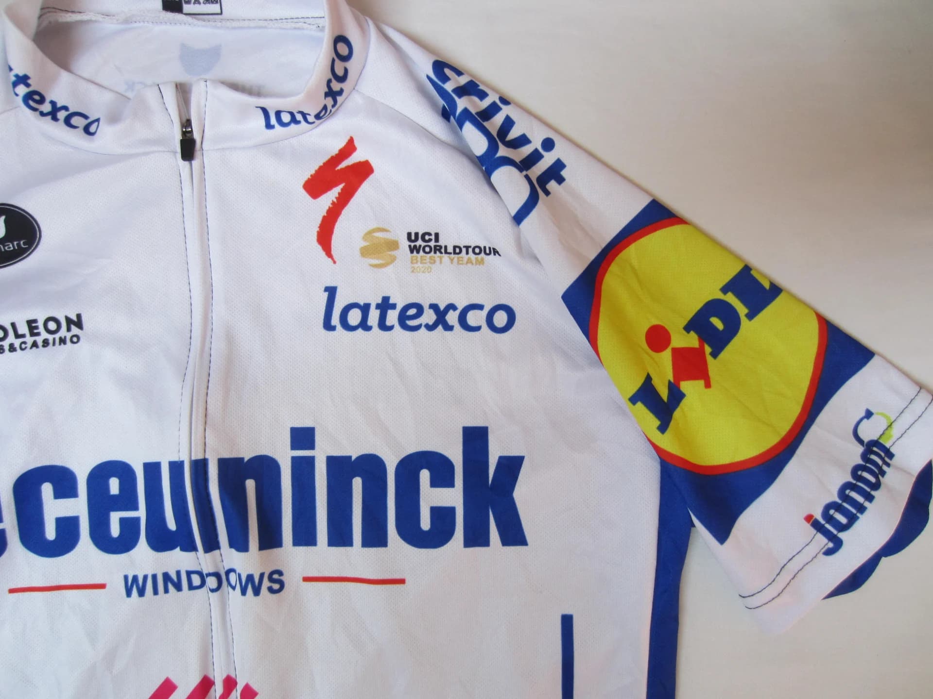 bluza ciclism Deceuninck Quick-Step, masura XXL, stare f.buna - ca noua – fotografia 3 din 8