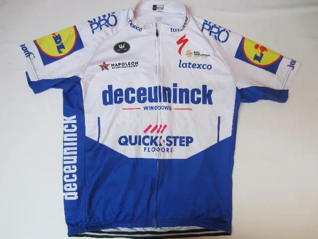 bluza ciclism Deceuninck Quick-Step, masura XXL, stare f.buna - ca noua
