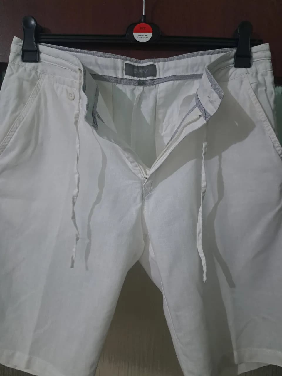 pantaloni scurti din in – fotografia 5 din 5