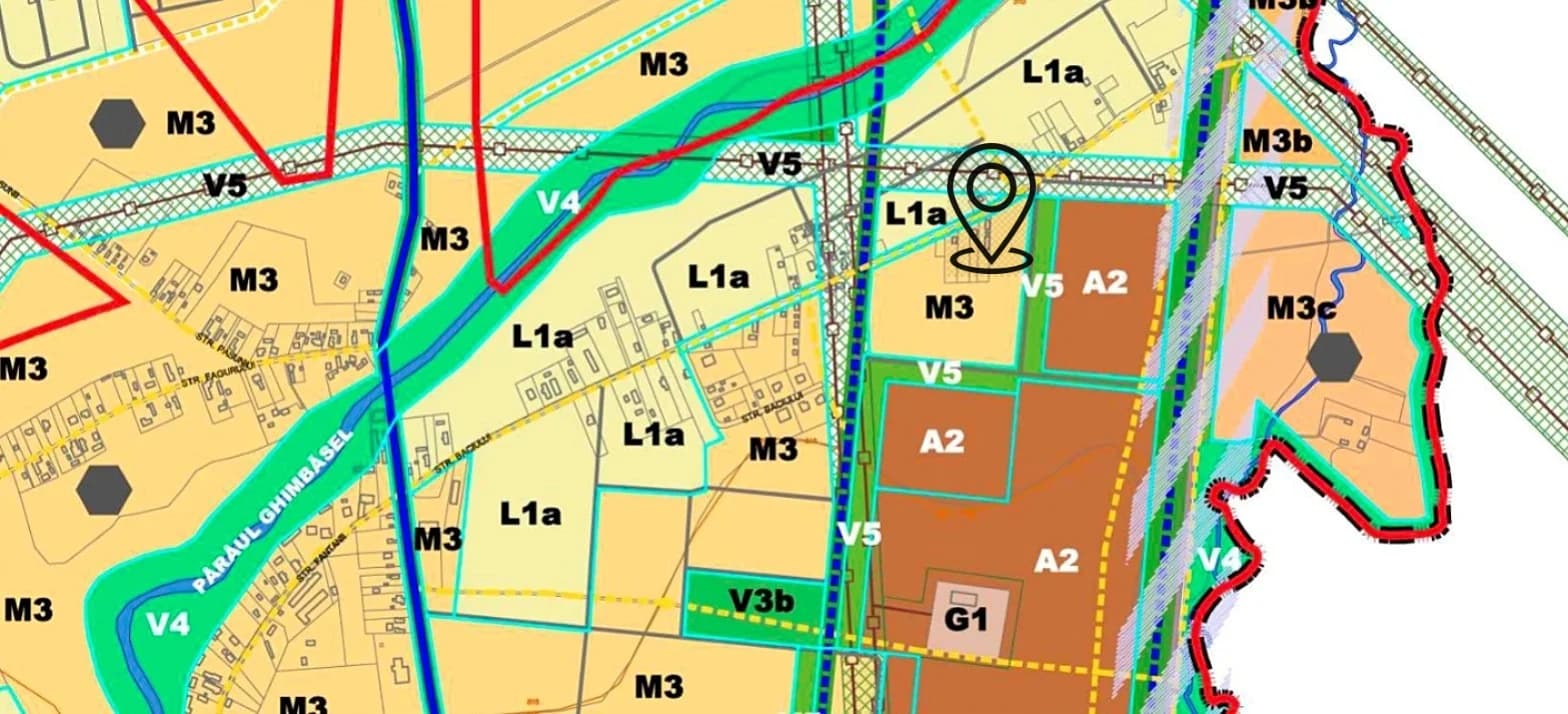 Teren dezvoltare imobiliara Brasov - Baciului.