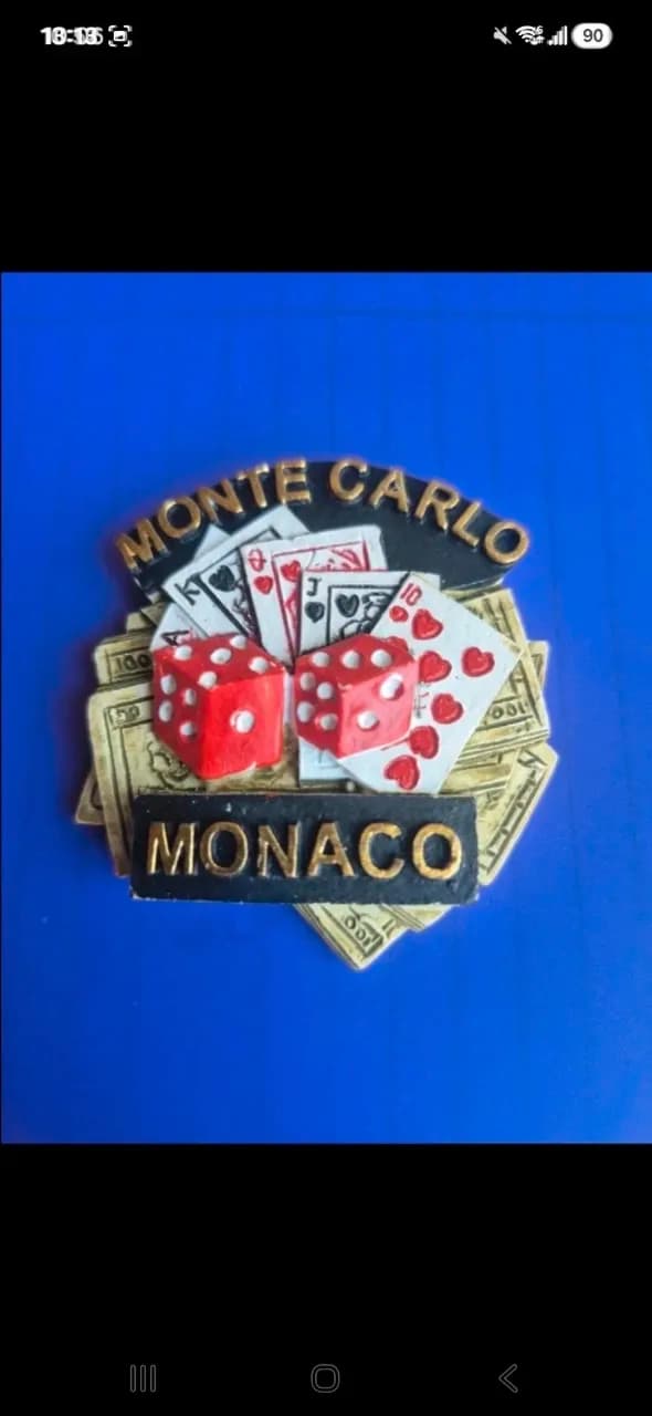 Magnet frigider Monte Carlo